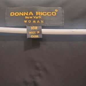 Donna Ricco Black High Low Dress